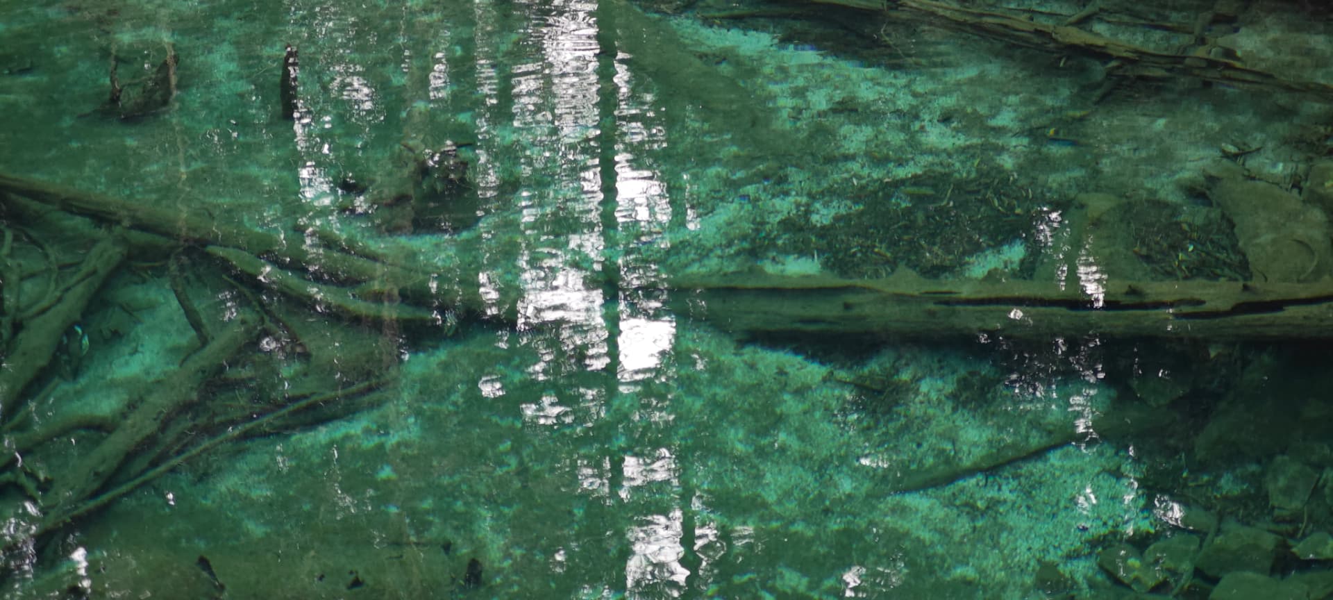 Acqua verde smeraldo