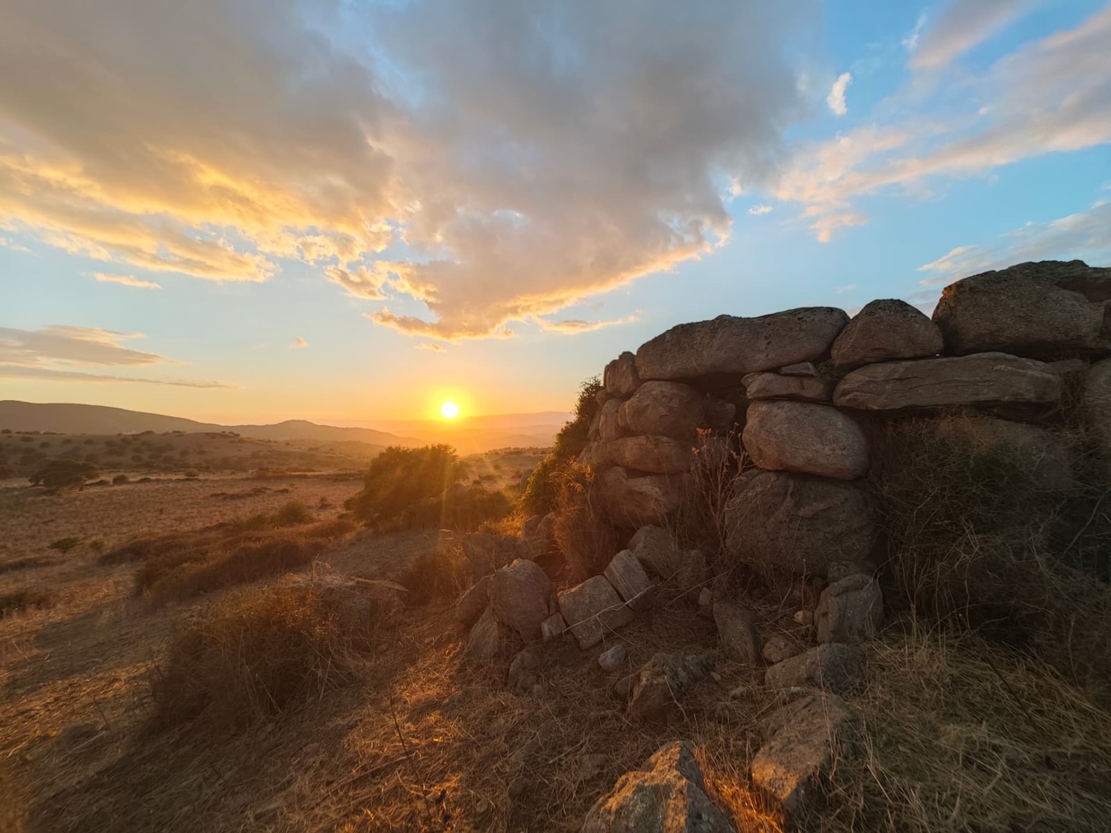 Tramonto sul nuraghe